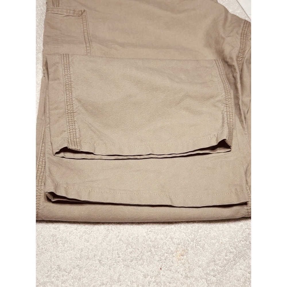 Carhartt Men's Original Dungaree Fit Carpenter Pants Khaki 100% Cotton 40x36 - Picture 7 of 9